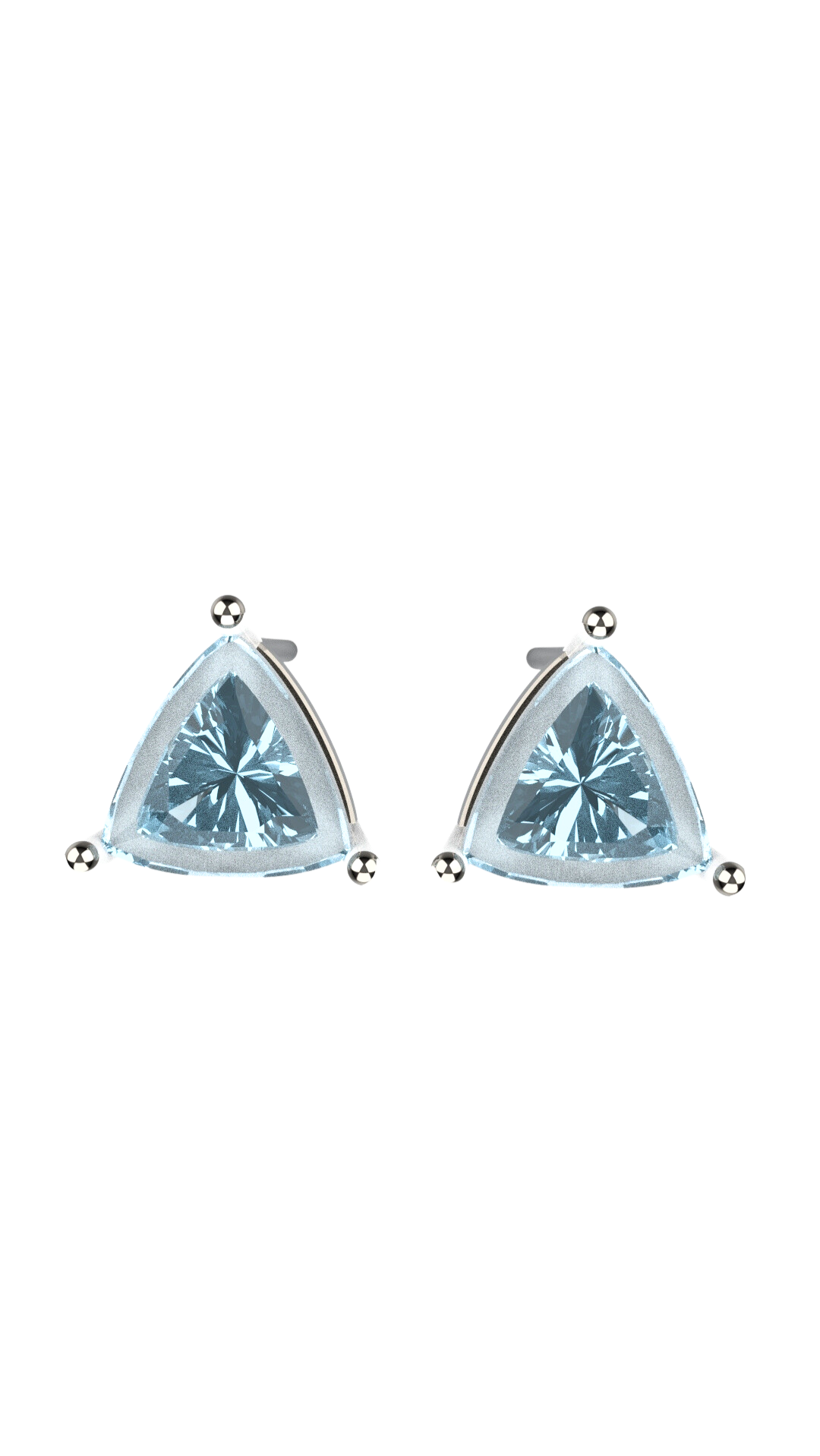 Aretes Three Wishes Apatita Azul